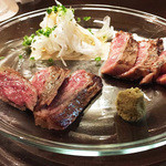 しちふく - 近江牛ロースステーキ(100g)…1300円