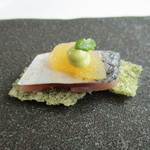 モダンフレンチ 「コラージュ」 コンラッド東京 - 小さなおつまみ（アップ）