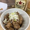 なんどき屋 - 名物肉豆腐750円　赤星650円