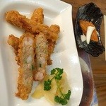 度小月 - 黄金蝦？と野生鳥魚子（からすみ）