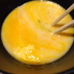 Kyousai - 卵黄と山芋が混ざると美味いなぁ