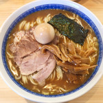 自家製中華そば としおか - ラーメン 煮玉子