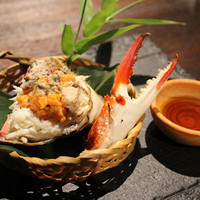 渡り蟹の釜揚げ