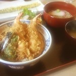 Shojoji - エビサービスランチ+ミニそば