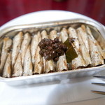 ロックフィッシュ - 2015.05_05オイルサーディン（小）山椒が乗ってる。