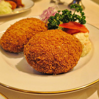 レストラン香味屋 - メンチカツ