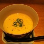 酒亭 沿露目 - 【5月訪問】お通し：沖縄のとうもろこしのすり流し