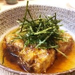 ゆたか - 豆腐の土佐あげ　かつお節が衣になってます