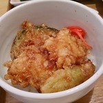 喜蕎 - みにイカ丼（イカ、南瓜、葱）