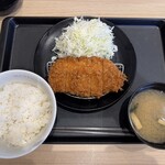 松のや - 料理写真:ロースかつ定食