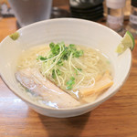 麺屋 軌跡 - 鯛塩ラーメン 平太手もみ麺 (720円) '15 4月中旬