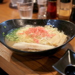 麺屋 軌跡 - 海老塩ラーメン 平太手もみ麺 (720円) '15 4月中旬