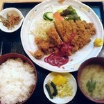 Mame - チキンカツ定食(750円 8%込)