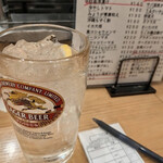 立呑み 晩杯屋 - ドリンク写真:始まりはいつもゴールデン♡※最後まで
