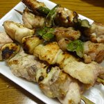 ももアスパラ焼き、ももにんにく焼き