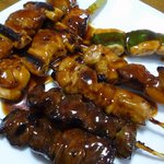 レバー、特上もも、春日焼き、ねぎま