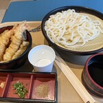 Eat it! Toukyou biggu saito ten - うどん天丼セット