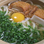 もち吉 - 料理写真:月見いなりあげもちうどん
