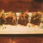 三人灯 - 鯵と胡瓜のはかたおし。