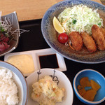 魚八庭 - カキフライ定食