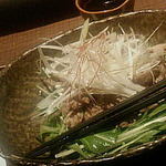 いづものSAKABA - しまね和牛と水菜のサラダ 690円