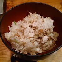 春秋ツギハギ 日比谷 - 2015年5月比内地鶏と揚げの炊き込みご飯