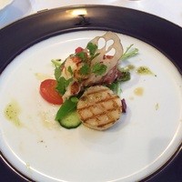 RISTORANTE REGA - 帆立とオマールエビのグリル