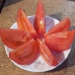 大倉山もつ肉店 - 冷やしトマト200円（2015/05）