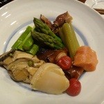 魚菜 - 酒菜の盛り合わせ１１００円は安くて旨くてお勧め！