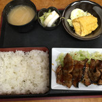 鈴音 - あみやきランチ・豚（800円）