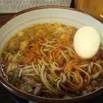 福寿そば処 - たぬき蕎麦・茹で玉子\300円