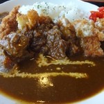 東海道原宿食堂 - ルーはそれほど辛くはありません。