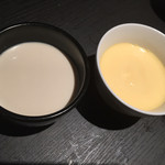 うしごろバンビーナ - プリンと白いコーヒーのブランマンジェ