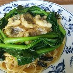 のうさぎ - 鱧と青菜のパスタ　(単品)