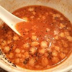 ちゃが商店 - 〆に割スープ＋クルトンでトマトスープに！！