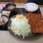 Kodawari Tonkatsu Tayama - スーパージャンボロースかつ定食