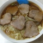 林屋食堂 - チャーシューワンタン麺(大盛)