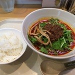 Dandan tei - 麻辣麺900円＆山椒増し80円（ご飯付き）