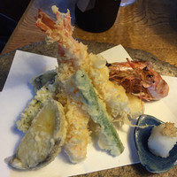 九つ井 本店 - 天ざる蕎麦 車海老