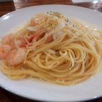 イタリアンバル ぽると - 海老とクリームのスパゲッティ