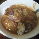 いなか亭 - カレーはホルモンカレー？みたいでした(2015.5.27)