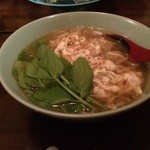 比内地鶏出汁の絶品鶏卵稲庭うどん！