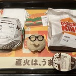 バーガーキング - 料理写真:ワッパーチーズJr.とチキンナゲット。