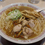 食堂七彩 - 食堂七彩（稲庭中華そば・醤油/中盛 820円）