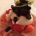 らんぷ亭 - スペシャルドルチェ  桑の実のジャムとヨーグルトアイスがないす！
