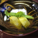 山玄茶 - 鱧、賀茂茄子、タラの芽