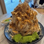 甘味処 鎌倉 - 料理写真:黒蜜きな粉　抹茶わらび餅トッピング