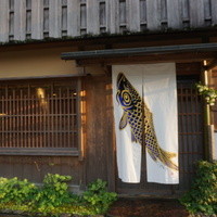草喰 なかひがし - 鯉の暖簾