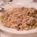 ラ・パスタイオーネ - 鴨とブロッコリーの赤ワインソース  フラスカレッリ