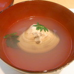 京口町　てるい - 吸い物　蛤・木の芽☆♪